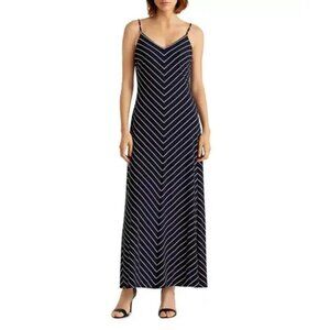Ralph Lauren Chevron Maxi Dress - US 14